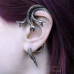 Khthonis Earring from Alchemy England - Snake Ear-Wrap