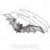 Gothic Bat Halsband från Alchemy England - Flygande Fladdermus