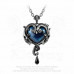 Affaire du Coeur Pendant by Alchemy England - Heart with Skulls