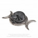 Witches Familiar Figurine by Alchemy England - Moon Phases Cat