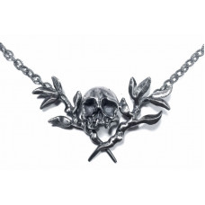Memento Mori halsband i sterling silver nr n17103