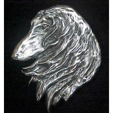 Afghan Hound Windswept Pendant No. n16517 sterling silver
