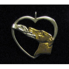 Greyhound i Mitt Hjärta för Evigt Hänge nr D34FORHRT-P