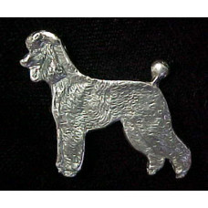 Pudel Lammklipp Stående Stor Hänge nr n10162