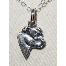Staffordshire Bullterrier Litet Huvud  Berlockhänge  nr n14103