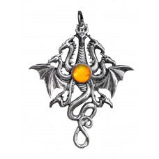 Lernaen Hydra Hängsmycke för Smidighet och Makt av Briar - Sjuhövdad Drake