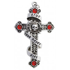 Infinitas Pendant for Perfect Love and Perfect Trust by Anne Stokes - Skull and Cross