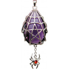 Spyder Star Pendant for Winning in Competition by Anne Stokes - Spider with Crystal