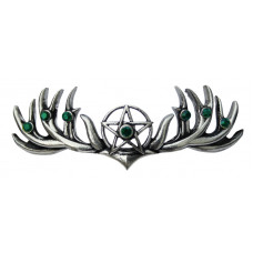 Spirit of the Forest Hengeband för Äventyr och Mod av Anne Stokes och Briar Halsband eller Pannsmycke med Hjorthorn