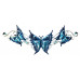 Needfire Butterfly Hengeband för Förnyelse av Anne Stokes och Briar Halsband eller Pannsmycke med Fjärilar