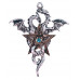Dragonstar Pendant for Balance and Stability - Dragon with Pentacle