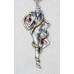 Daena Pendant for Charisma and Sensuality - Woman with Snake and Crystals