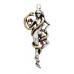 Daena Pendant for Charisma and Sensuality - Woman with Snake and Crystals