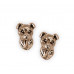 American Staffordshire Terrier Earrings No. e15213 in Bronze