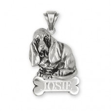 Basset Hound Hänge nr BAS05-PN