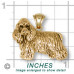 Amerikansk Cocker Spaniel Hänge nr CK06-P