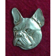 Fransk Bulldogg Brosch nr 14014 Huvud