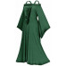 Aisling Maxi Tall  Medieval Dress size L in Forest Green