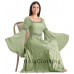 Arwen Maxi Medieval Dress size 2X in Sage Green
