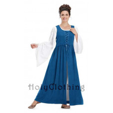 Bronwyn Maxi Medeltida Överklänning stl S i Hav