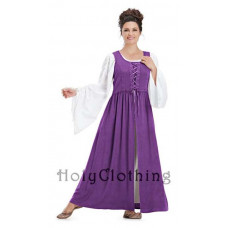 Bronwyn Maxi Medeltida Tvådelat Klänningsset stl 2X i Passion