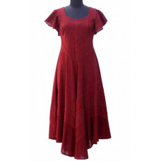 Caitlyn Maxi Klänning stl XL i Rubin