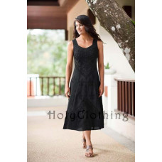 Ena Midi Klänning stl S i Midnatt