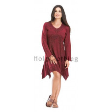 Francine Mini Klänning stl XL i Burgund