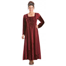 Morgana Maxi Klänning stl S i Burgund