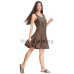 Sierra Mini Klänning stl 2XL i Choklad
