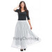 Analee Maxi Skirt in size L/XL in White Ivory