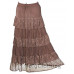 Jessica Maxi Skirt size L/XL in Chocolate