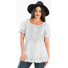 Kara Topp stl L i Elfenben