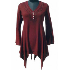 Piper Topp stl XL i Burgund Second Hand Rea!