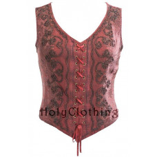 Zoe Topp stl  2X i Burgund