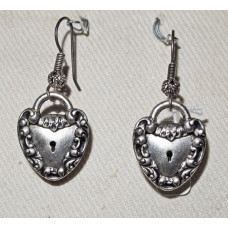 Victorian Padlock Earrings No. e06129