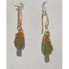 Smältande Glass Örhängen nr e06199 - Handmålade