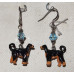 Afghan Hound Earrings No. e11356 - Handpainted