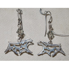 Field Spaniel Kontur Travande Örhängen nr e11372