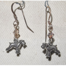 Schnauzer Stående Örhängen nr e13265