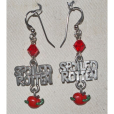 Skämd Frukt Handmålade Örhängen nr e13289