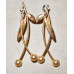 Bamboo twig with Beads Earrings No. e14169