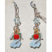 Angel with Rose Earrings No. e15174