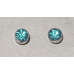  Crystal in Aquamarine Earrings No. e16193