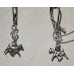 Jack Russel Terrier Trotting Small Earrings No. e16236