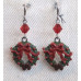 Christmas Wreath Earrings no e16268b