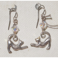 Katt Lekande Örhängen nr e17049