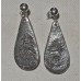Chinese Crested in Embossment Earrings No. e17115