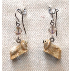 Pekingese  Örhängen nr e17148