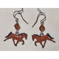 Häst travande  Örhängen nr e17153